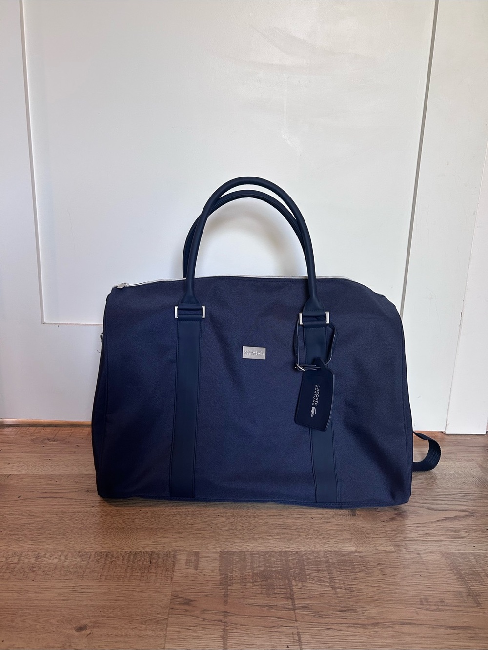 Lacoste Navy Duffel Weekender bag